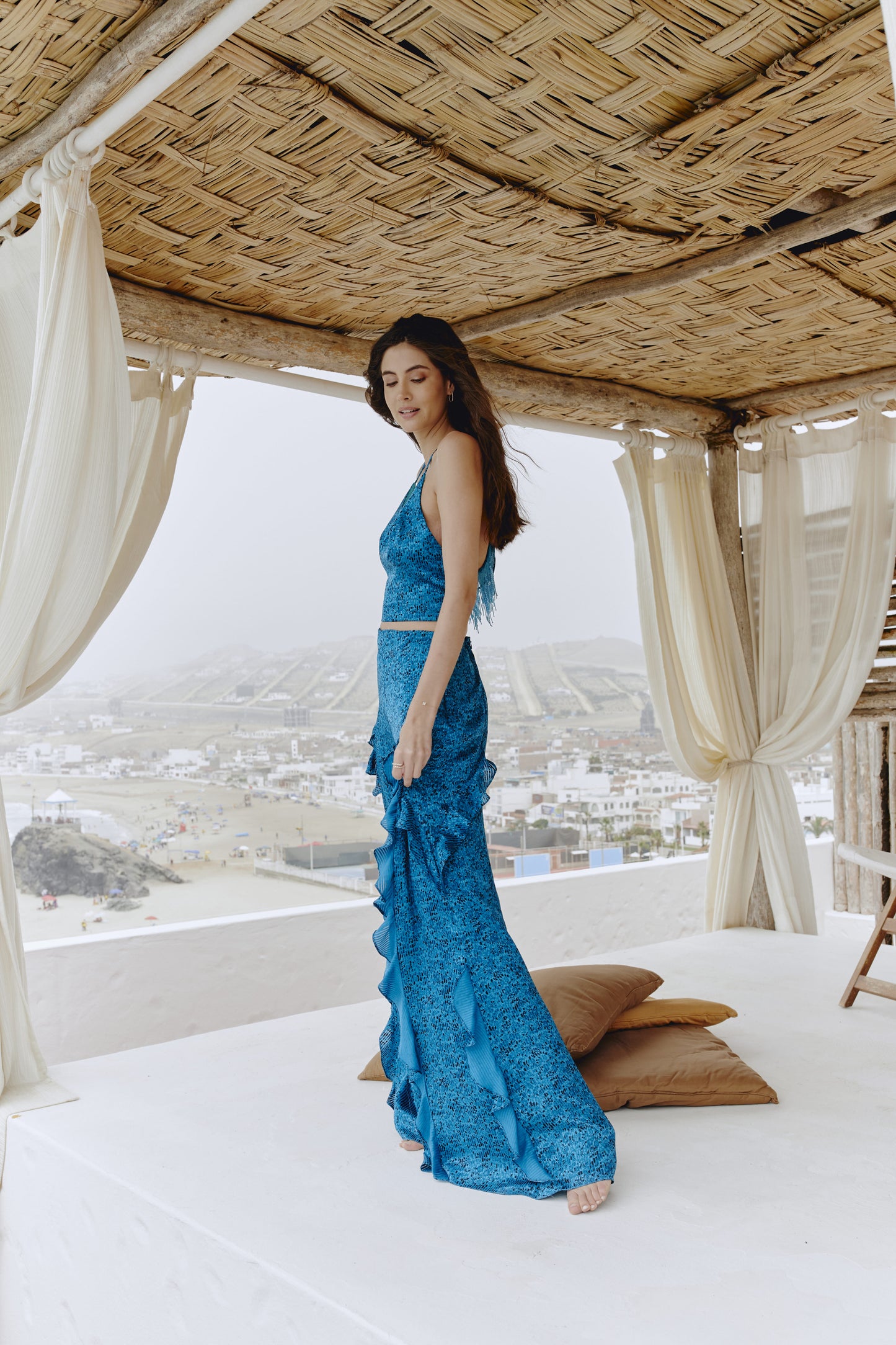 Ruffle Palazzo Set